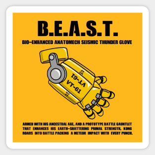 B.E.A.S.T. Sticker